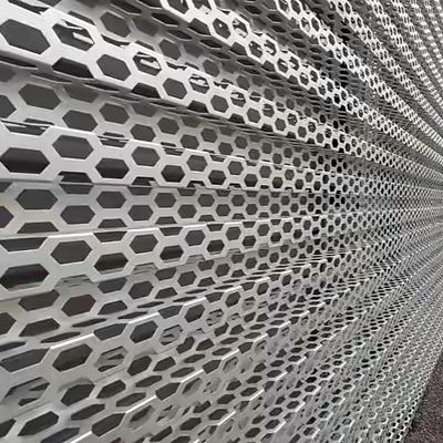 품질  Aluminium Metal Perforated Mesh Powder Coated Perforated Metal 공장