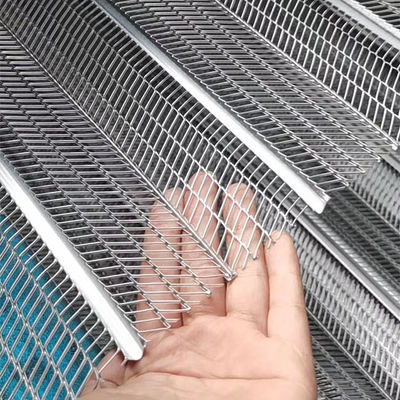 0.25mm 0.3mm Rib Lath Sheet SS 탄소 강철 금속  Mesh Lath Sheet